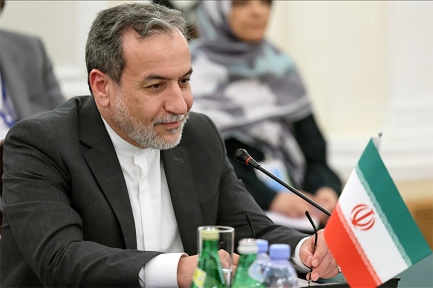 Ngoại trưởng Iran Abbas Araghchi. Ảnh: Anadolu 