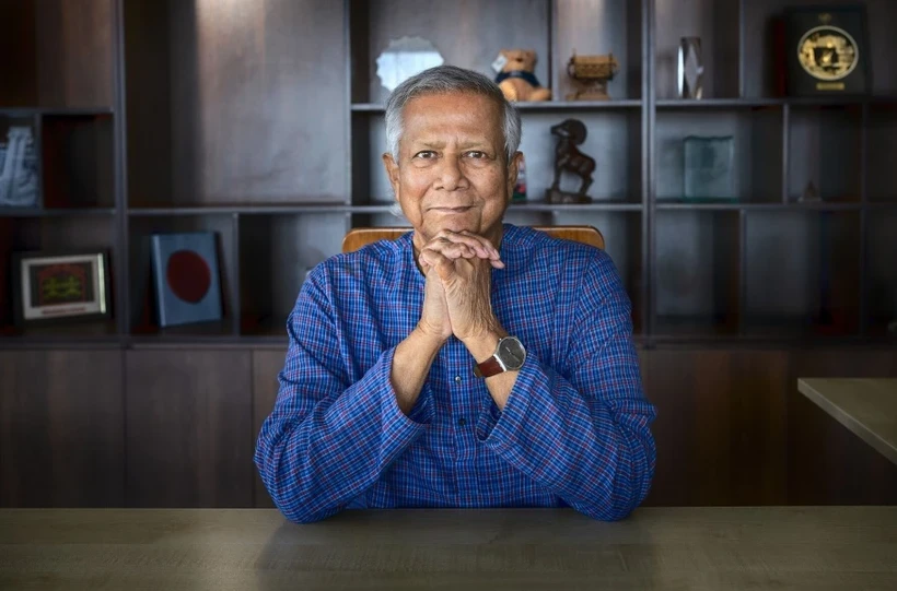 Lãnh đạo lâm thời Bangladesh-ông Muhammad Yunus. (Nguồn: AFP)