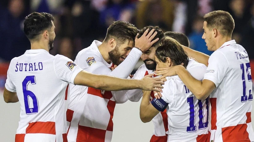 Đội tuyển Croatia giành vé dự tứ kết Nations League 2024-25. (Nguồn: Getty Images)