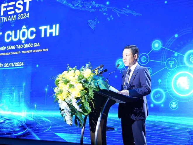 Ông Trần Quang Tuấn - Giám đốc Sở Khoa học và Công nghệ thành phố Hải Phòng. (Ảnh: Techfest Việt Nam)