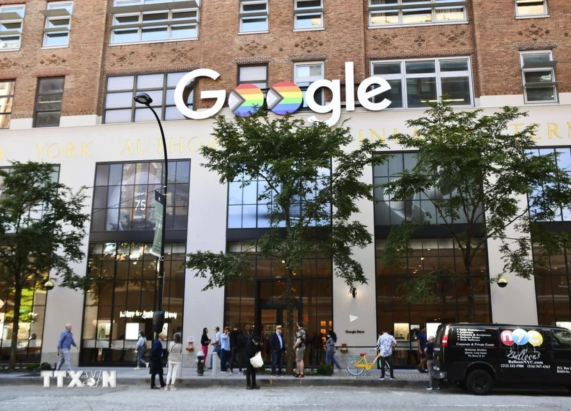 Một cửa hàng bán lẻ của Google ở New York, Mỹ. (Ảnh: Kyodo/TTXVN)