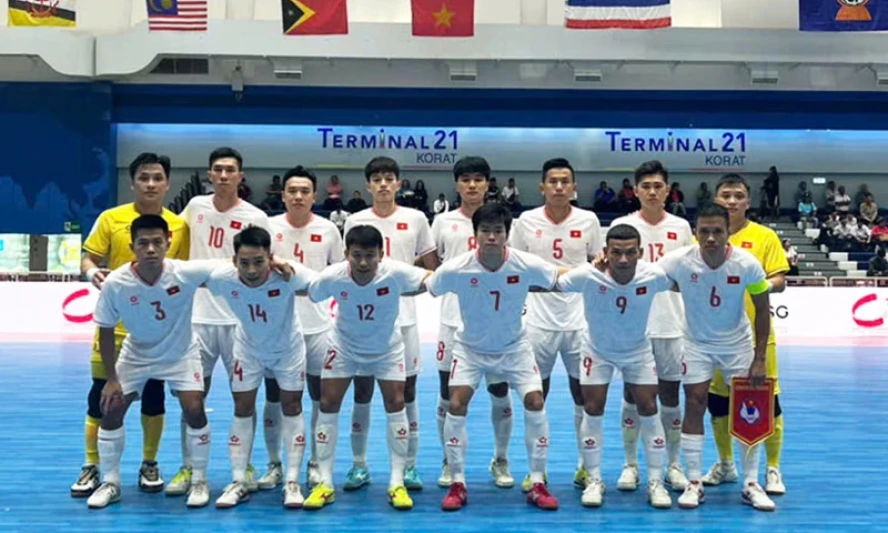 Giải vô địch futsal Đông Nam Á 2024: Việt Nam thắng đậm 14-0 Brunei