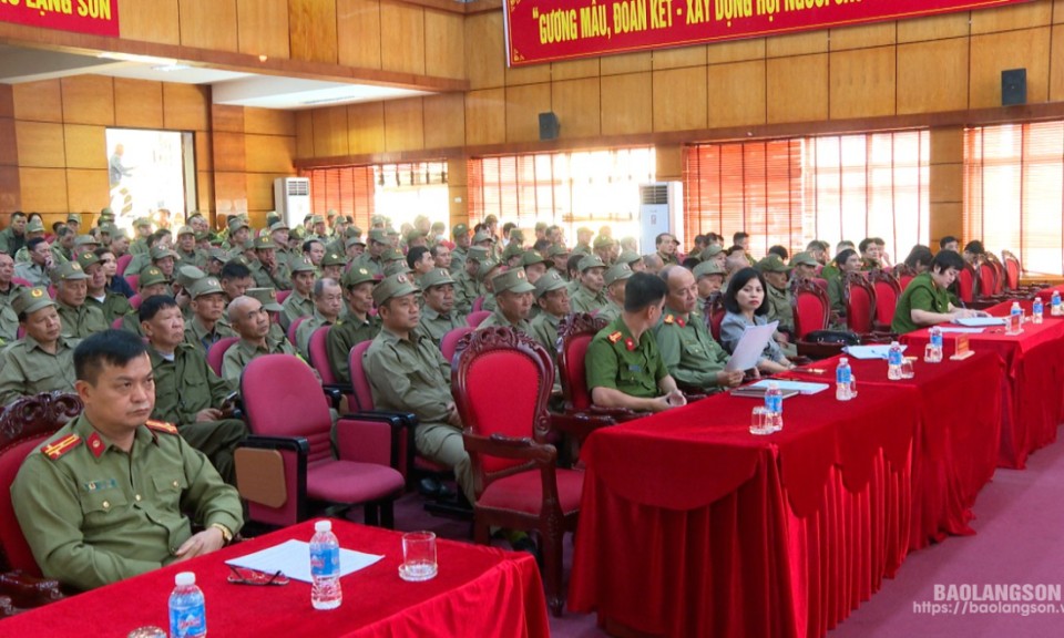 Chỉ đạo 138 tỉnh phát động phong trào thi đua đặc biệt trong lực lượng tham gia bảo vệ an ninh trật tự