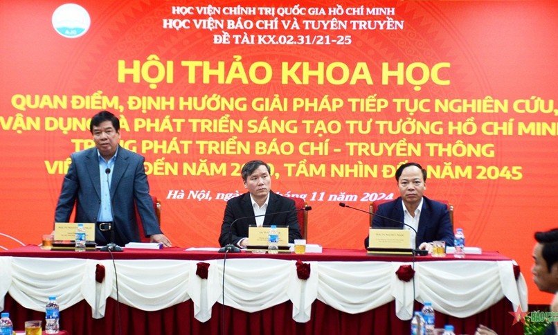 Vận dụng và phát triển sáng tạo tư tưởng Hồ Chí Minh trong phát triển báo chí-truyền thông