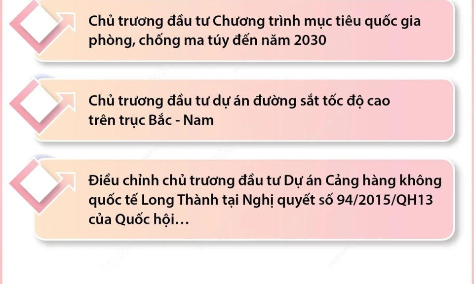 Một số điểm nhấn nổi bật của đợt 1, Kỳ họp thứ 8, Quốc hội khóa XV