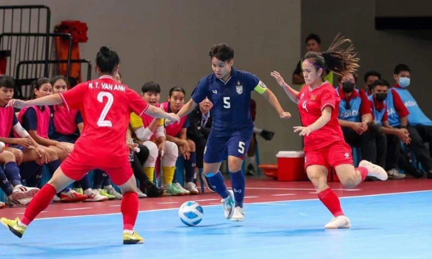 Giải vô địch futsal nữ Đông Nam Á 2024: Tuyển futsal nữ Thái Lan giành vị trí nhất vòng bảng