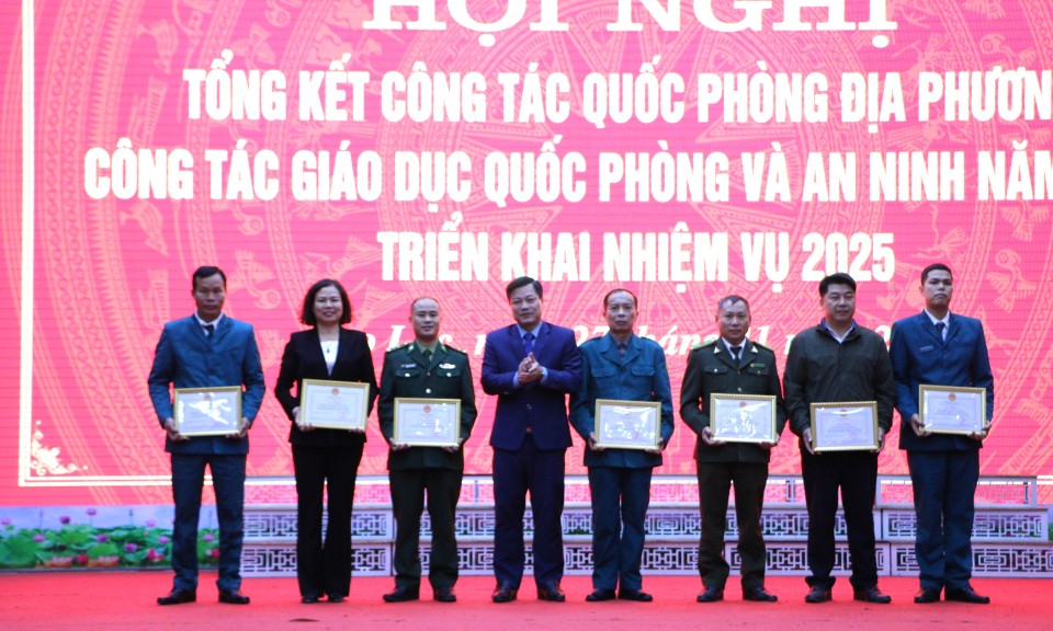 Cao Lộc: Tổng kết công tác quốc phòng địa phương, công tác giáo dục quốc phòng và an ninh năm 2024