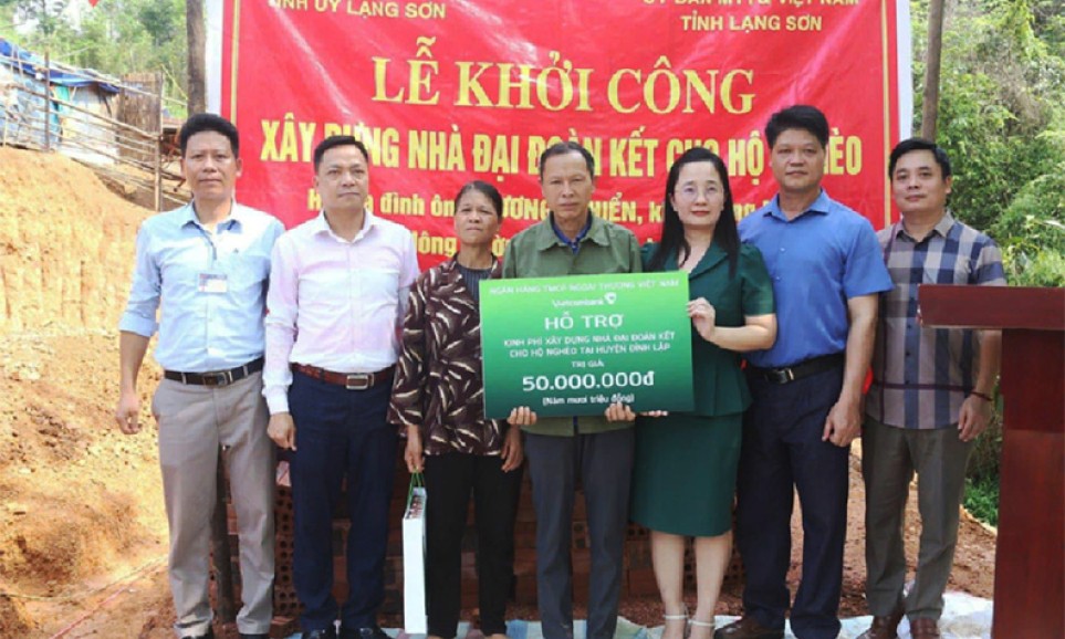 vietcombank Lạng Sơn: Điểm sáng thực hiện an sinh xã hội