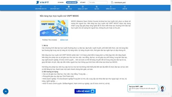 VNPT MOOC không chỉ là công cụ hỗ trợ học tập mà còn là giải pháp toàn diện cho các cơ sở giáo dục, tổ chức đào tạo...