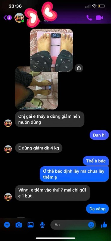 Một đoạn phản hồi tích cực của khách hàng mà người bán đăng lên để tăng uy tín.