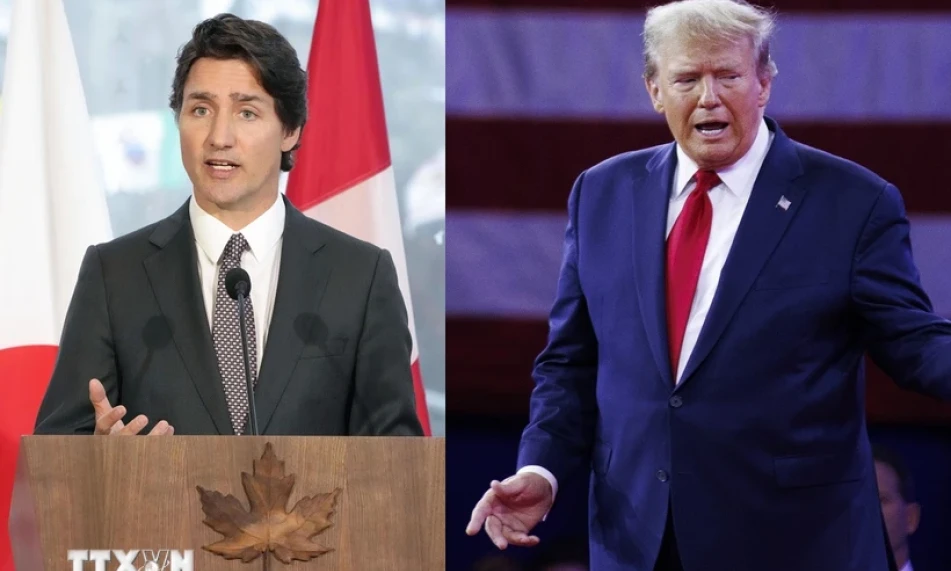 Thủ tướng Canada Justin Trudeau gặp Tổng thống đắc cử Mỹ Donald Trump