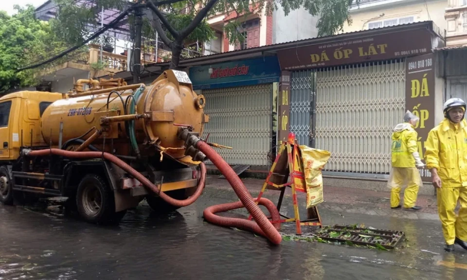 Hạ tầng thoát nước chưa theo kịp tốc độ đô thị hóa