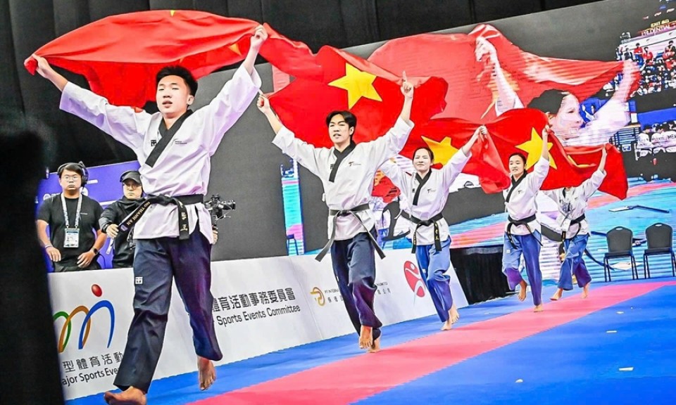 Đội tuyển taekwondo Việt Nam giành huy chương vàng thế giới