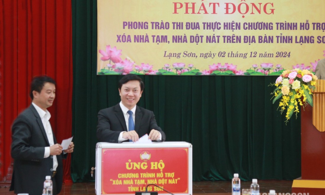 Phát động phong trào thi đua thực hiện Chương trình hỗ trợ xóa nhà tạm, nhà dột nát trên địa bàn tỉnh