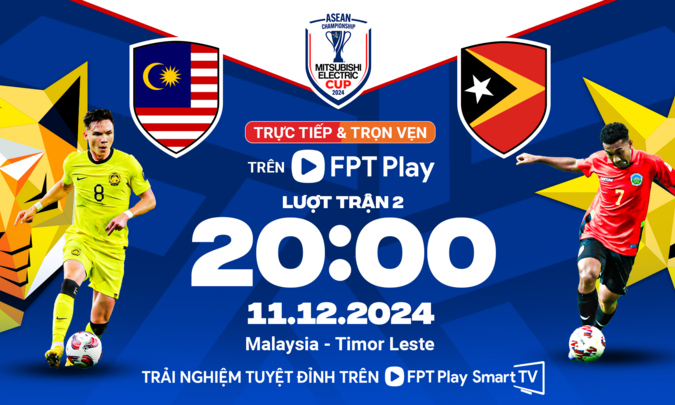 Xem trực tiếp bóng đá Malaysia vs Timor Leste AFF Cup 2024 trên kênh nào?