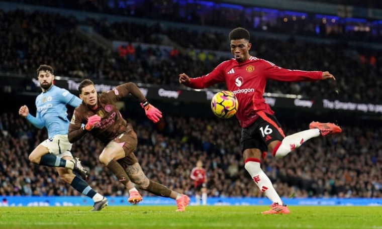 Amad Diallo xuất sắc, Man Utd đánh bại Man City