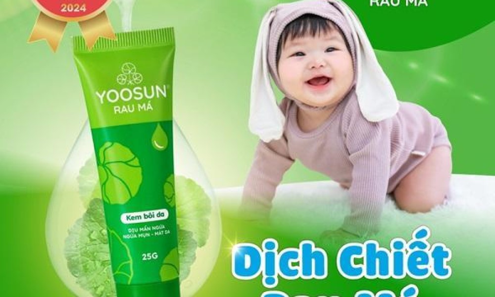 Gợi ý cách chăm sóc da cho trẻ mùa lạnh với chiết xuất rau má