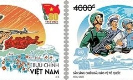 Stamp collection marking 80 years of Vietnam People’s Army released