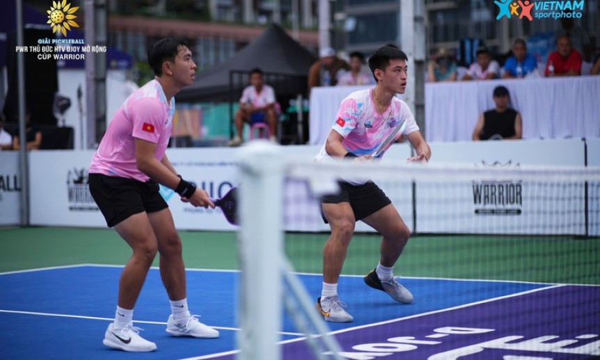 Quang Dương lần đầu vô địch giải pickleball tại Việt Nam