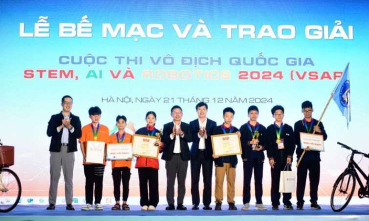 Hé lộ các nhà vô địch nhí cuộc thi STEM, AI và Robotics quốc gia 2024