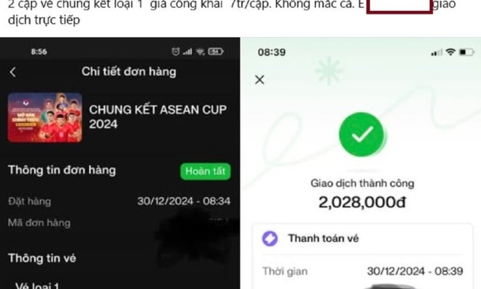 Vé 'chợ đen' chung kết AFF Cup 2024 bị đội giá không tưởng