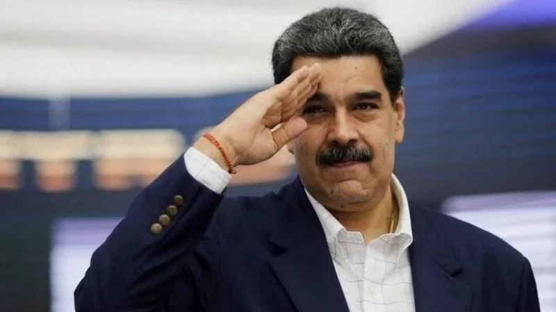 Ông Nicolas Maduro đắc cử Tổng thống Venezuela nhiệm kỳ thứ 3. (Ảnh: IRNA/TTXVN)