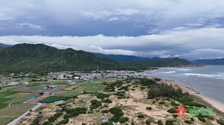 Thôn Thái An, xã Vĩnh Hải, huyện Ninh Hải, tỉnh Ninh Thuận - nơi được quy hoạch xây dựng Nhà máy Điện hạt nhân Ninh Thuận 2. Ảnh: HOÀNG NHƯỠNG 