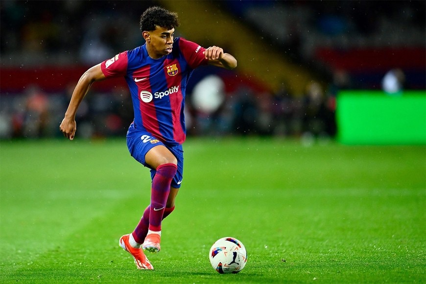 Lamine Yamal đang thi đấu hiệu quả trong màu áo Barca. Ảnh: Barca Universal