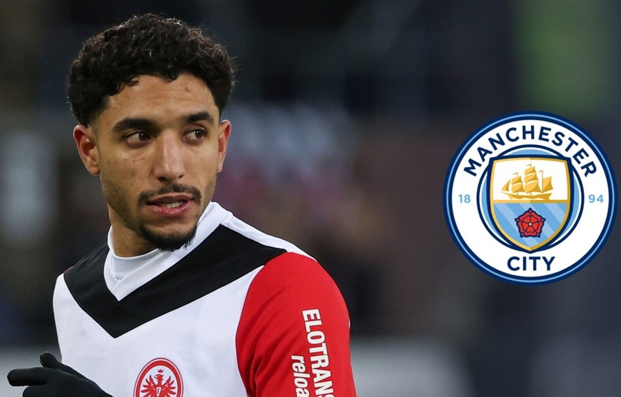 Marmoush có thể sắp gia nhập Man City. Ảnh: TEAMtalk