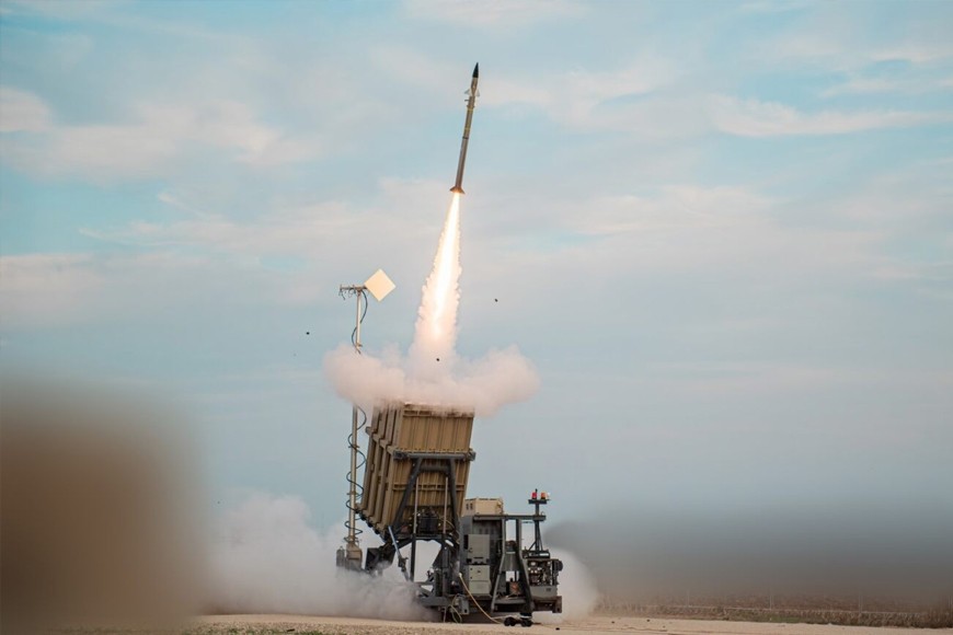  Hệ thống phòng không Iron Dome của Israel. Ảnh: Rafael