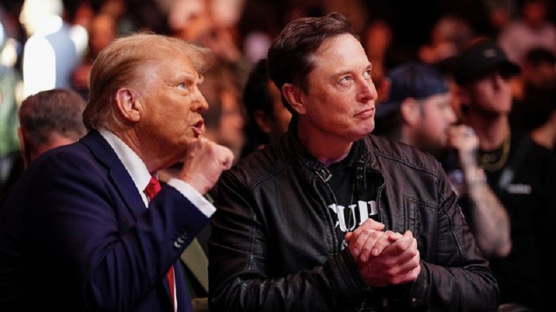 Tổng thống Donald Trump và tỷ phú Elon Musk.