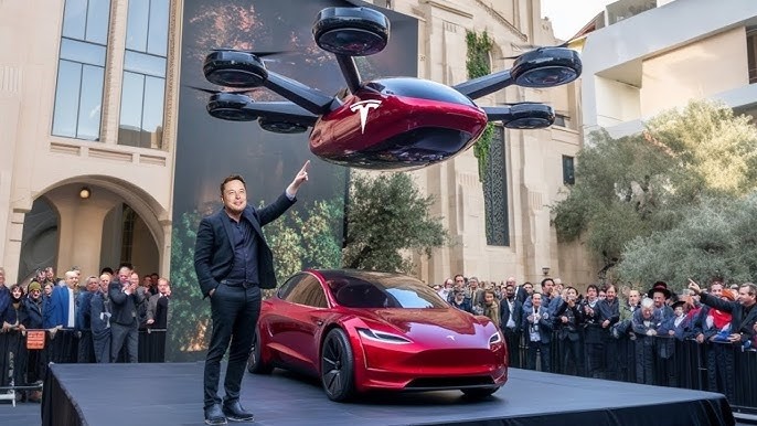 Tỷ phú Elon Musk trong một buổi ra mắt mẫu xe Tesla. Ảnh: Getty