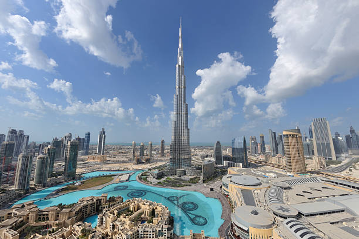 Tháp Burj Khalifa tọa lạc tại Dubai là tòa nhà cao nhất thế giới. (Ảnh: Getty)