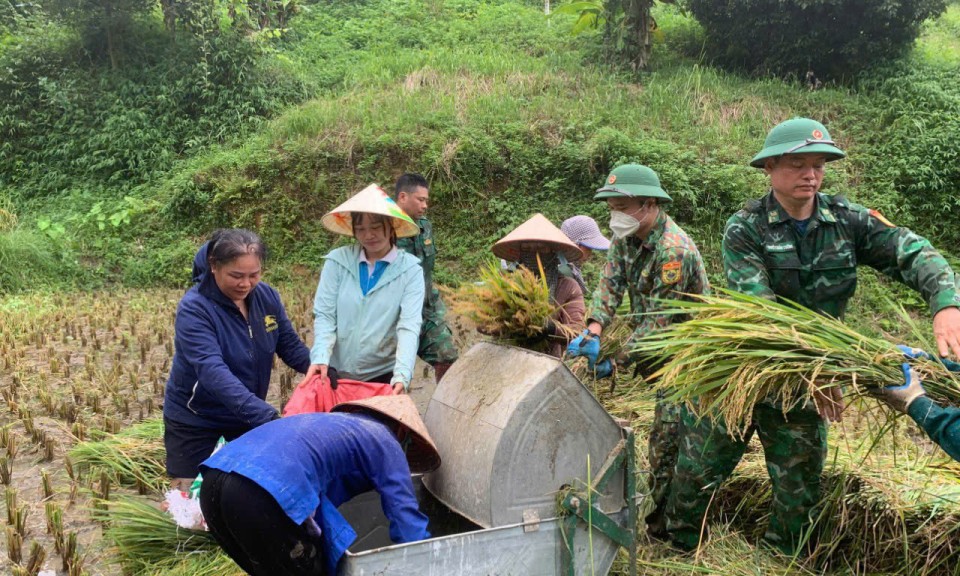 Đồn Biên phòng Tân Thanh vận động quần chúng xây dựng lòng dân vững chắc