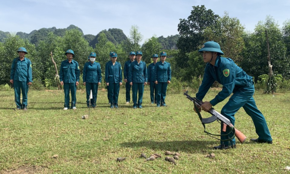 Lực lượng vũ trang huyện Hữu Lũng: Đơn vị tiêu biểu trong thực hiện phong trào”Thi đua quyết thắng”