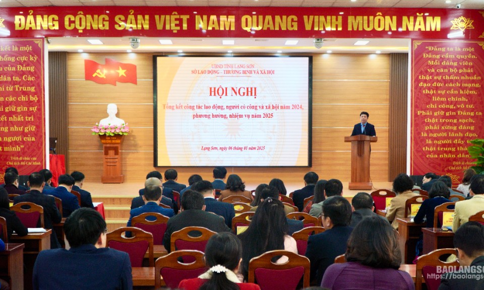 Sở Lao động – Thương binh và Xã hội tổng kết công tác năm 2024, triển khai nhiệm vụ năm 2025