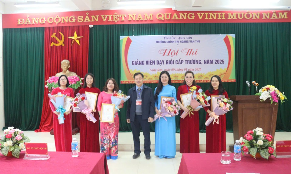 Trường Chính trị Hoàng Văn Thụ tổ chức hội thi giảng viên dạy giỏi năm 2025