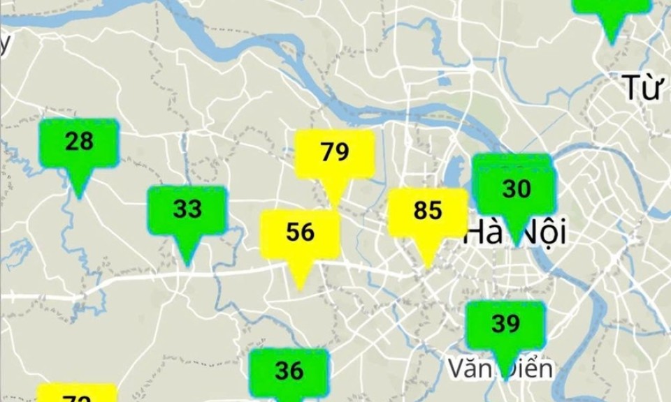 Gió mùa tràn về, Hà Nội hết ô nhiễm không khí