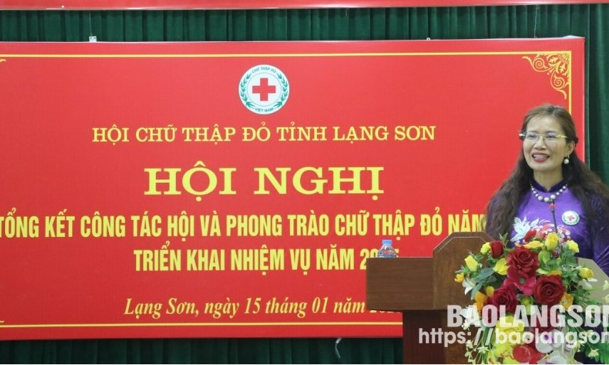 Hội Chữ thập đỏ tỉnh tổng kết công tác hội và phong trào chữ thập đỏ năm 2024