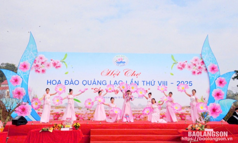 Opening Ceremony of the 8th Quang Lac Peach Blossom Fair 2025