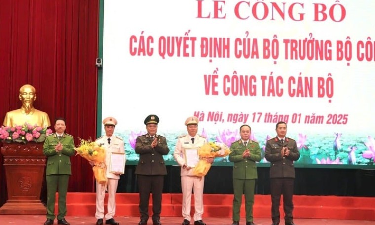 Công an Hà Nội có 2 tân phó giám đốc