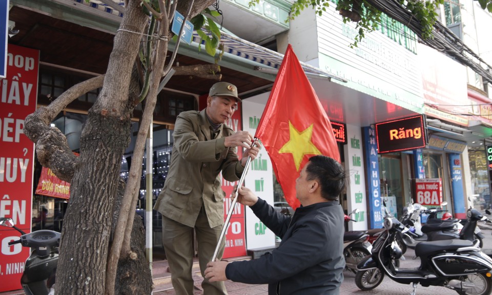 Thành phố Lạng Sơn: Chỉnh trang đô thị đón xuân mới