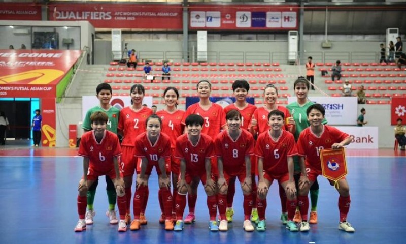 Futsal nữ Việt Nam bất bại vòng loại, giành quyền dự giải châu Á