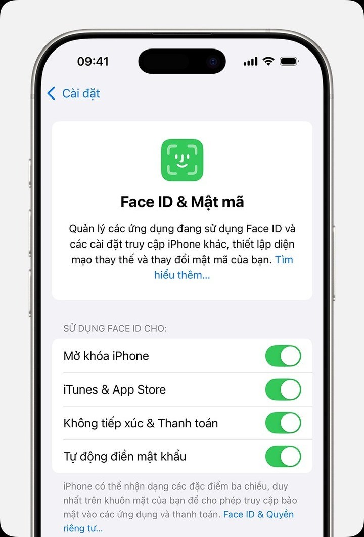 Các cách khắc phục lỗi Face ID trên iPhone. (Ảnh minh họa)