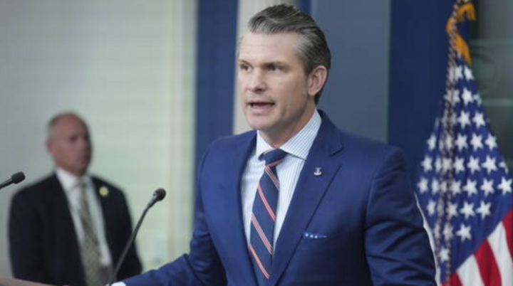 Bộ trưởng Quốc phòng Mỹ Pete Hegseth. (Ảnh: AP) 