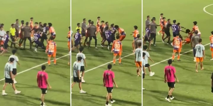 Tiền vệ Aniq Rizqin (19 tuổi) của Tanjong Pagar đã hành hung 2 cầu thủ của Albirex Niigata