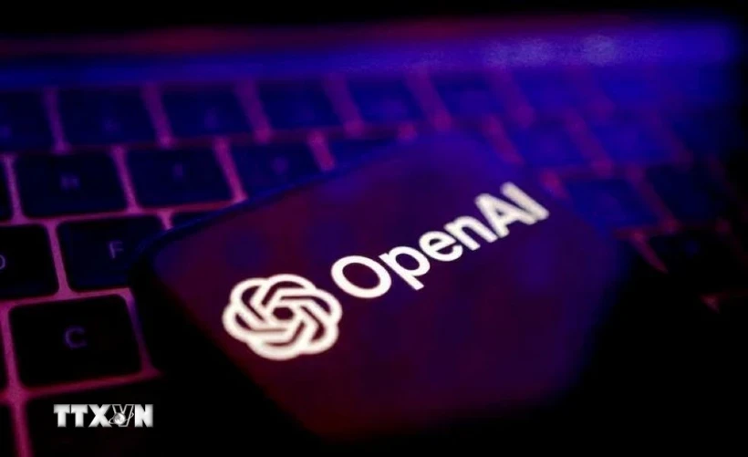 Biểu tượng của OpenAI. (Ảnh: Reuters/TTXVN)