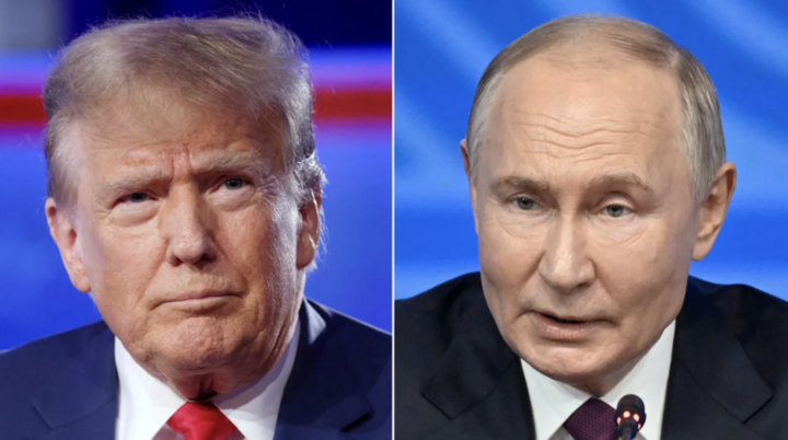 Tổng thống Mỹ Donald Trump và Tổng thống Nga Vladimir Putin. (Ảnh: Getty)