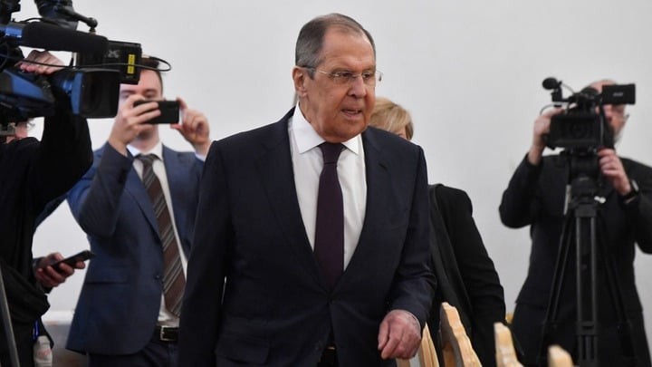 Ngoại trưởng Nga Sergei Lavrov. 