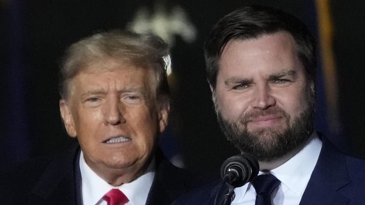 Tổng thống Mỹ Donald Trump và Phó Tổng thống J.D. Vance.